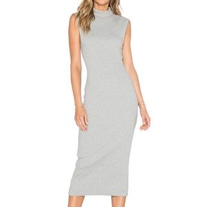 LIMITED EDITION/ VIKTORIA + WOODS Bullet Turtleneck Sweater Dress in Grey Marl
